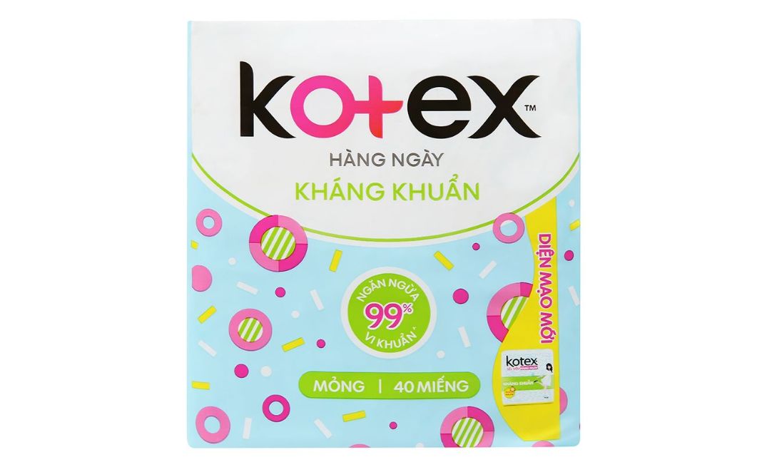 Băng vệ sinh Kotex hàng ngày hương tự nhiên kháng khuẩn