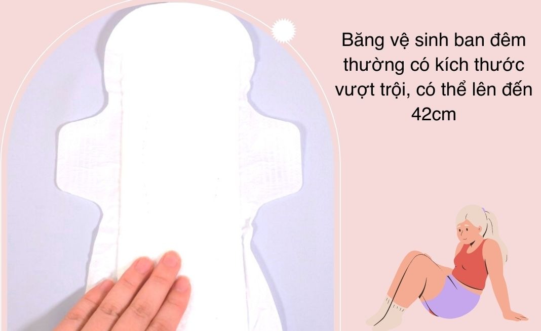 băng vệ sinh ban đêm dùng được bao lâu