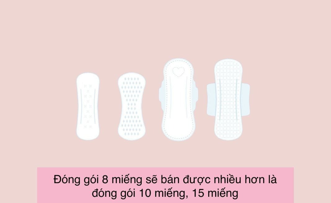 băng vệ sinh có bao nhiêu miếng