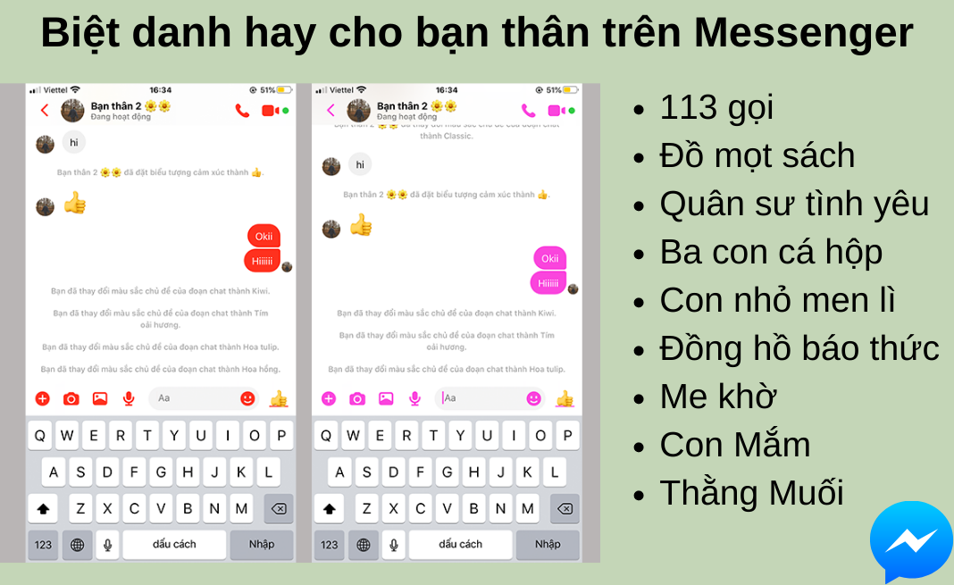 biệt danh cho bạn thân