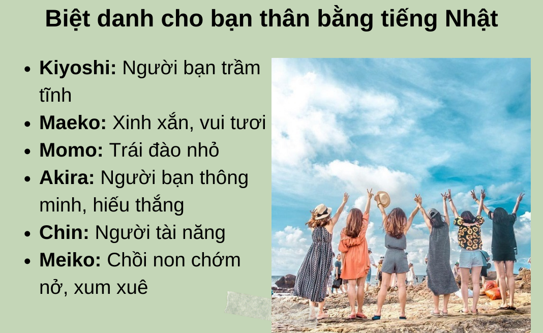 biệt danh cho bạn thân