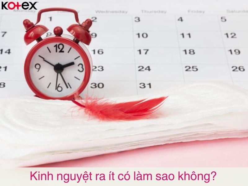 cách trị kinh nguyệt ra ít tại nhà kinh nguyệt ra ít nên uống thuốc gì