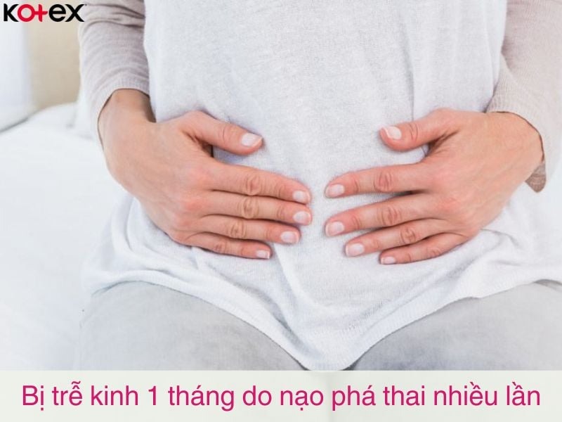 chậm kinh 1 tháng