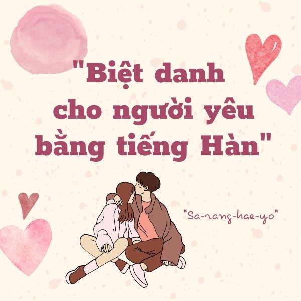 đặt biệt danh cho người yêu nam