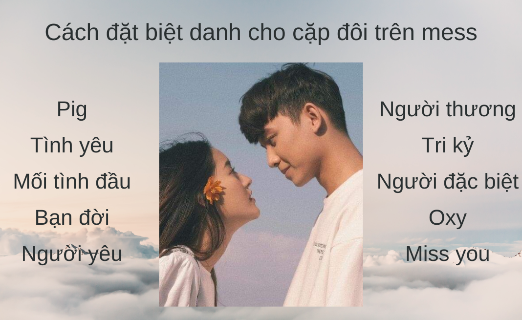 đặt biệt danh cho người yêu trên mess