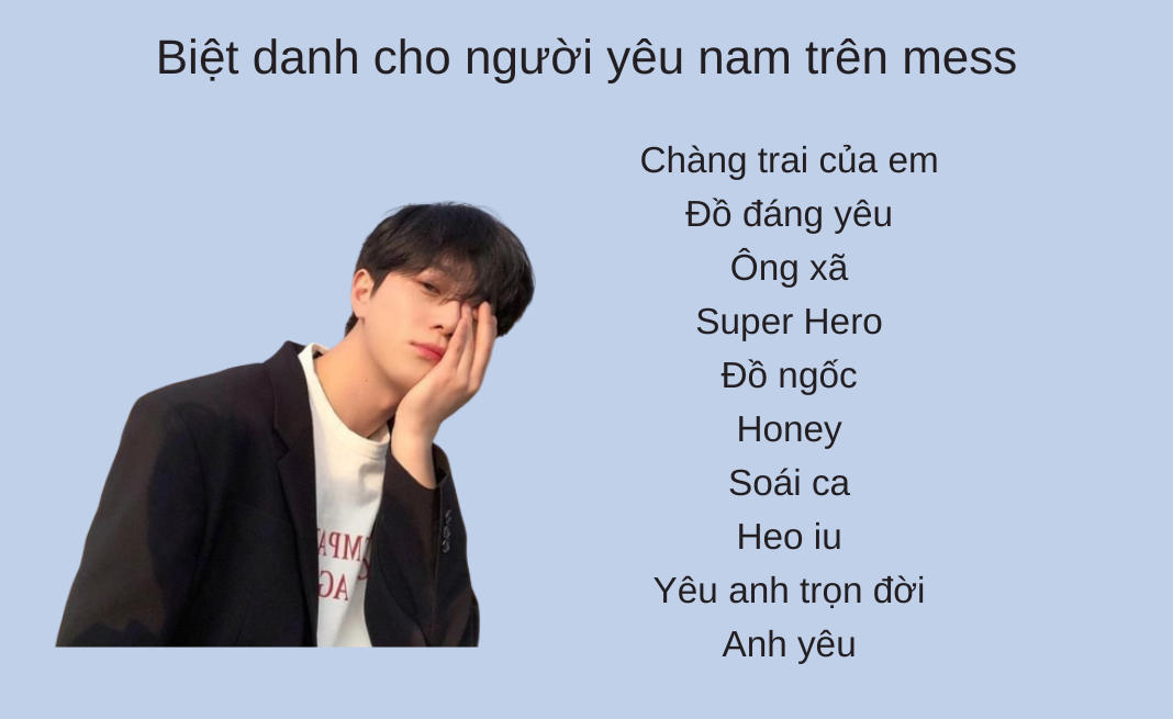 đặt biệt danh cho người yêu trên mess