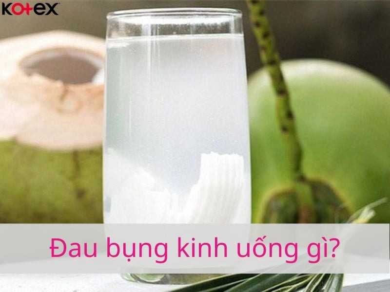 đau bụng kinh nên uống gì