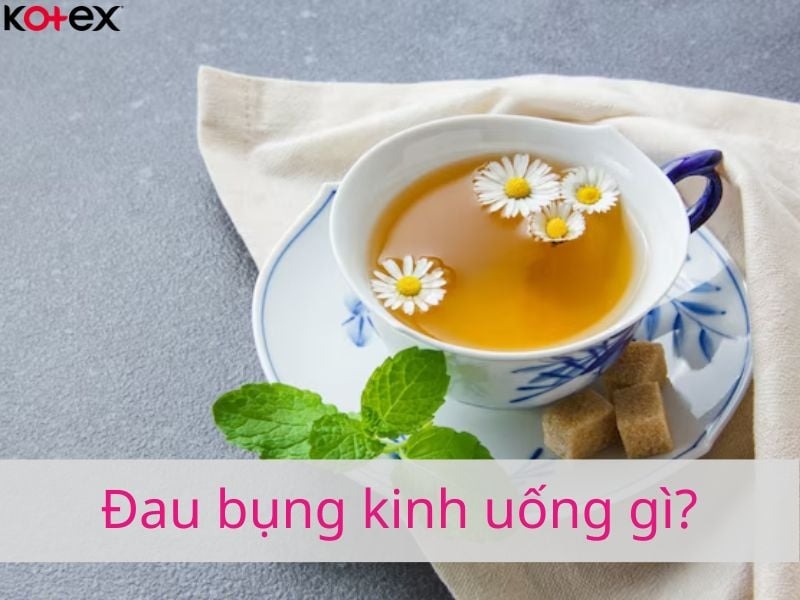 đau bụng kinh nên uống gì