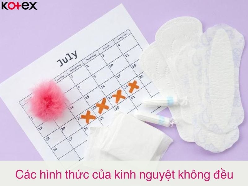 kinh nguyệt không đều