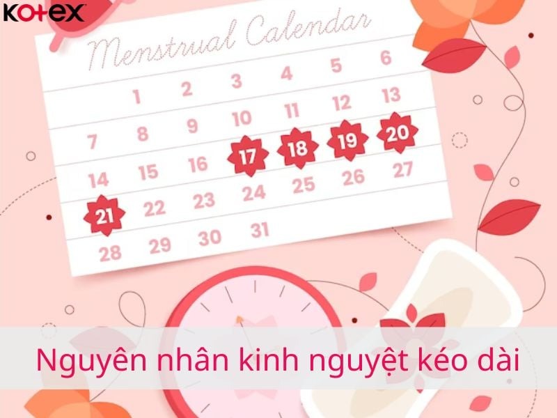 kinh nguyệt kéo dài
