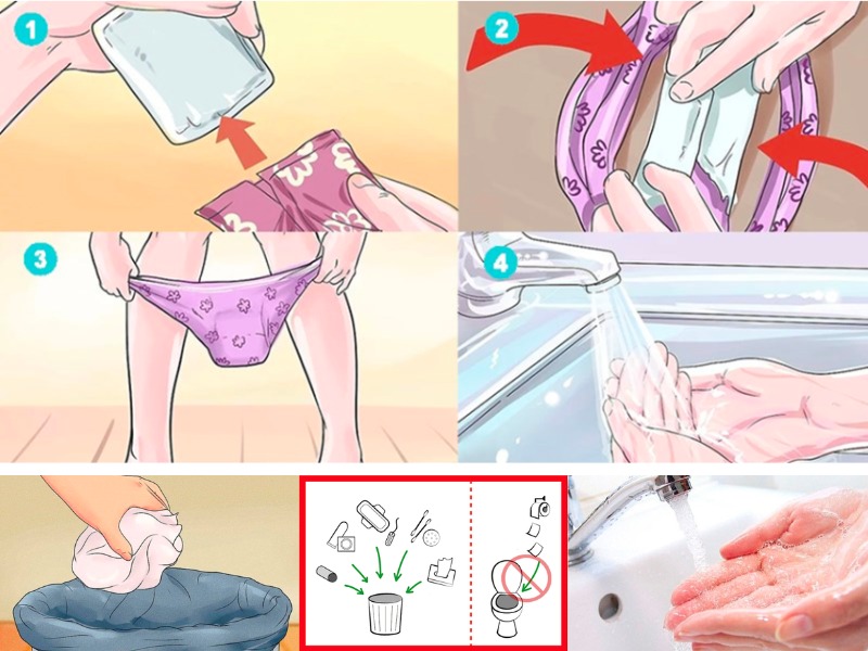 mách bạn cách dùng băng vệ sinh không bị tràn trong ngày đền đỏ