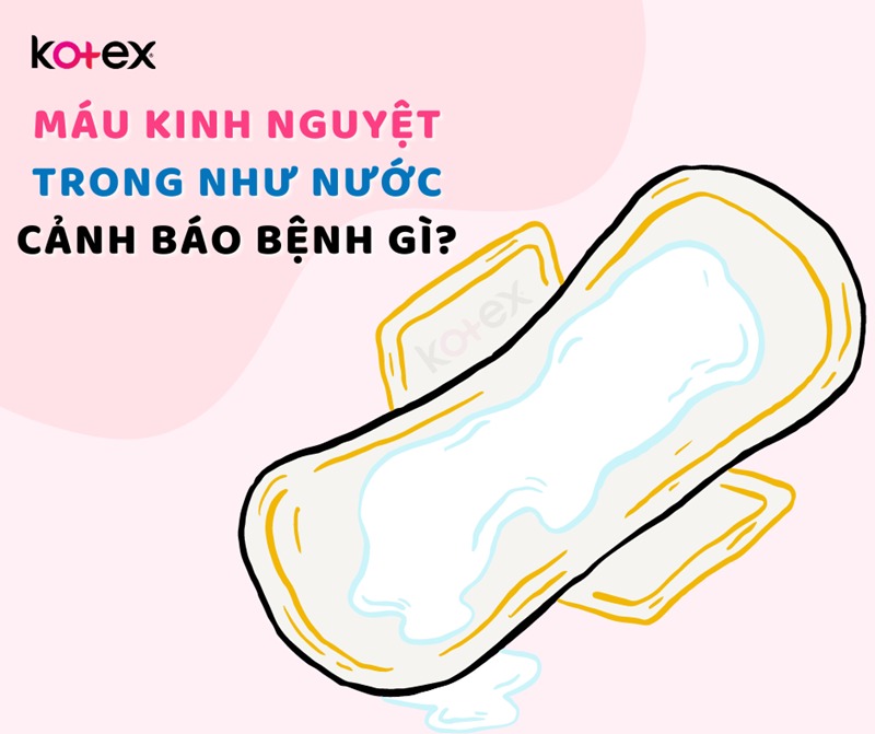 màu máu kinh nguyệt như thế nào là bình thường