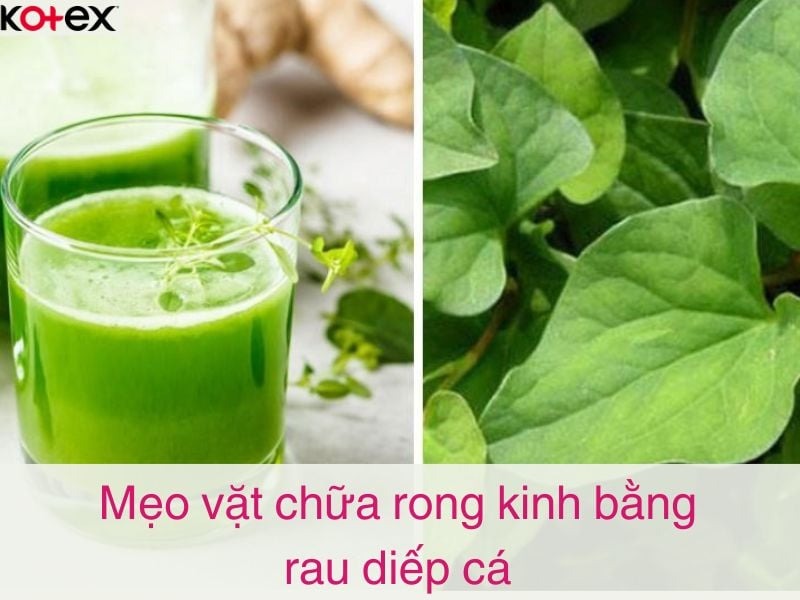 mẹo vặt chữa rong kinh