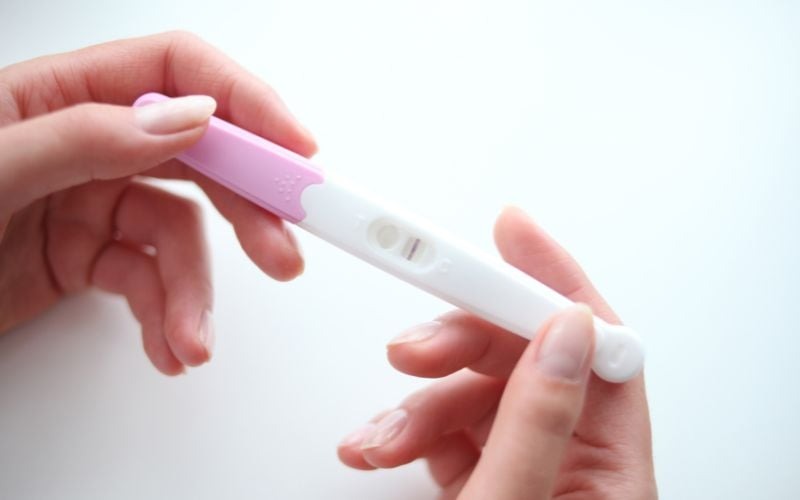 que thử thai 1 vạch