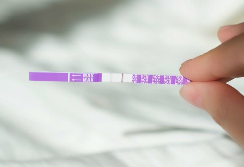 que thử thai 1 vạch