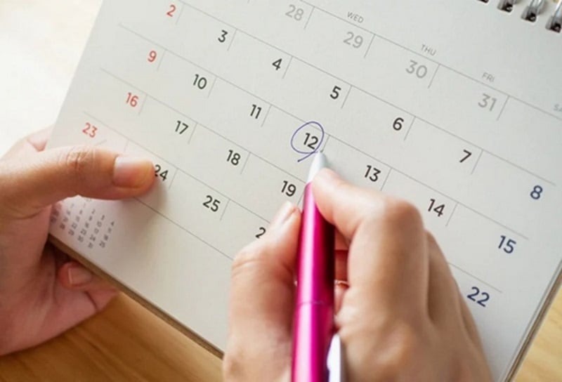 sấp đến tháng thử que có lên 2 vạch