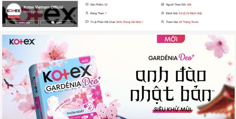 tampon kotex mua ở đâu