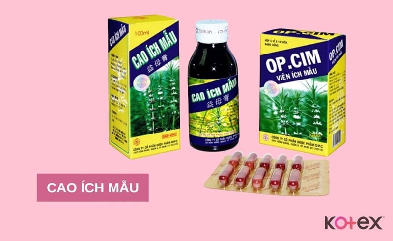 thuốc điều hòa kinh nguyệt