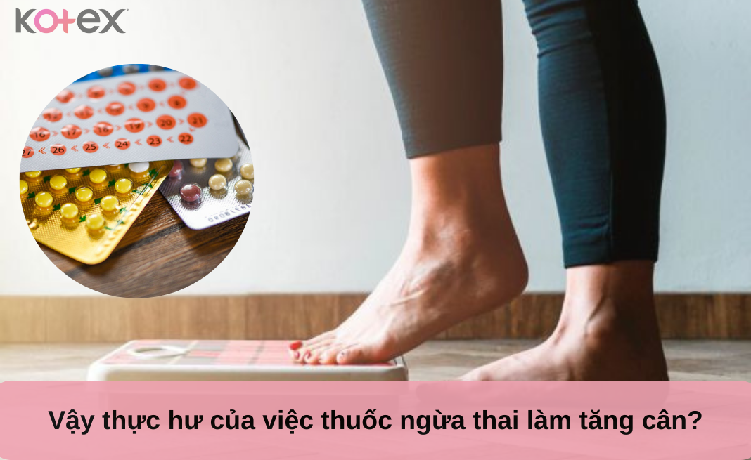 thuốc tránh thai không tăng cân