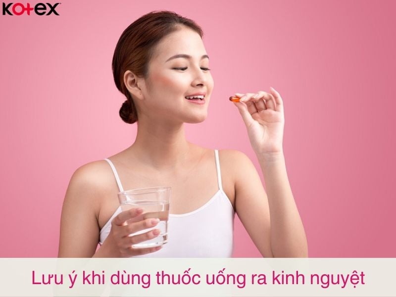 thuốc uống ra kinh nguyệt