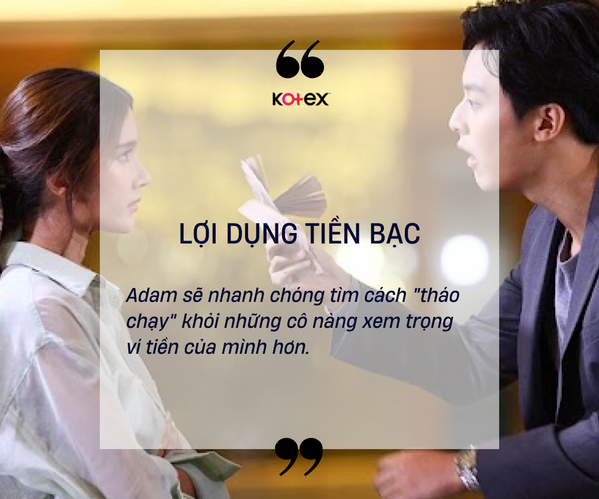 Chàng sẽ nhanh chóng tìm cách "chạy" khỏi những nàng chỉ coi trọng ví tiền của mình