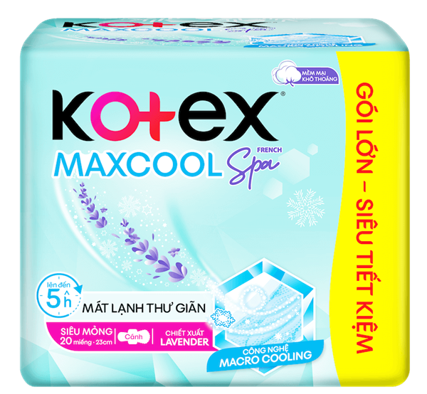 Kotex Maxcool French Spa 20 miếng