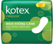 Kotex® Freedom  Mặt Bông Mềm Mại, Maxi Không Cánh, 8 Miếng