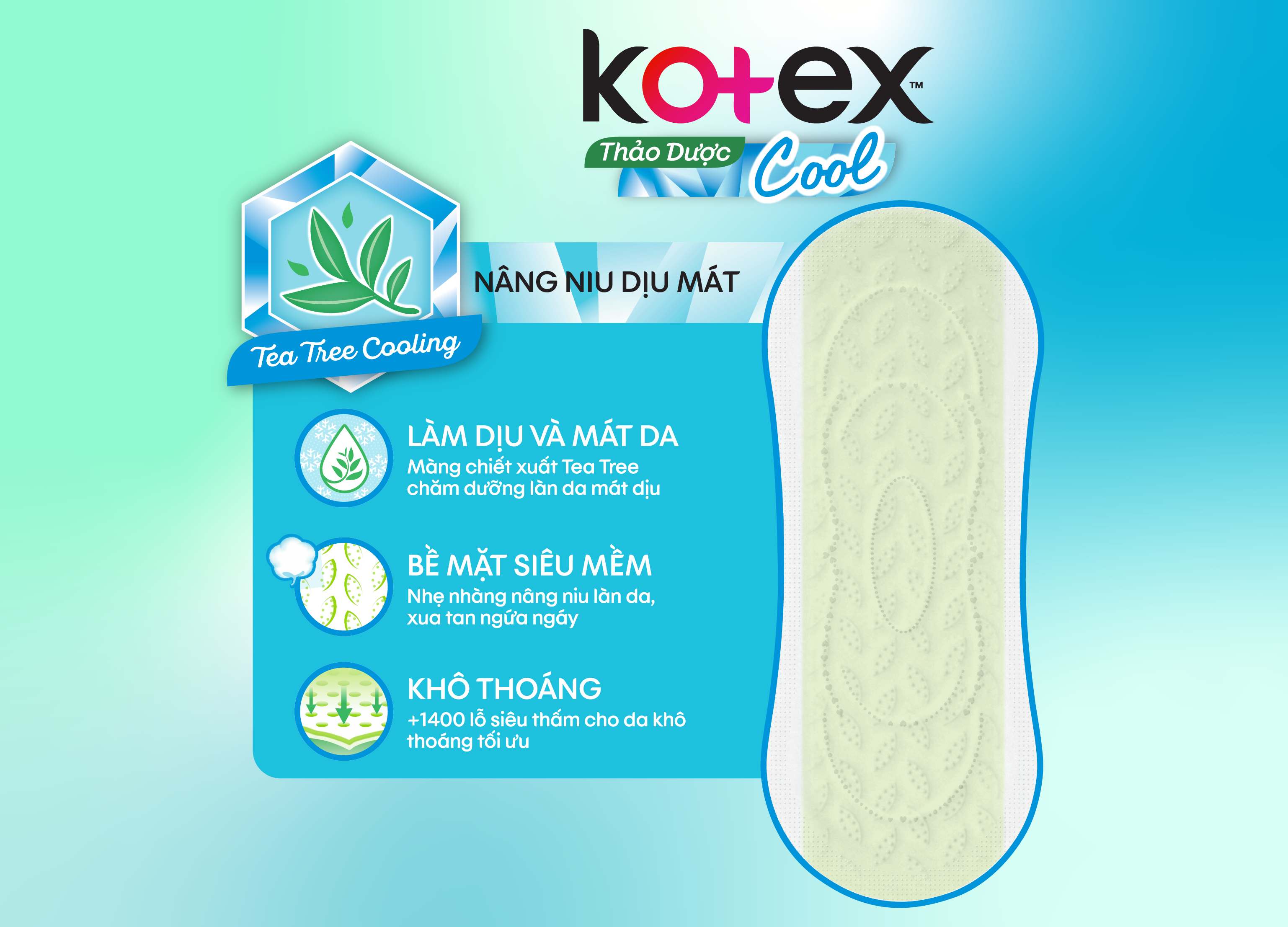 Băng vệ sinh mát lạnh từ thương hiệu Kotex có nhiều ưu điểm nổi bật nên được các bạn nữ yêu thích lựa chọn