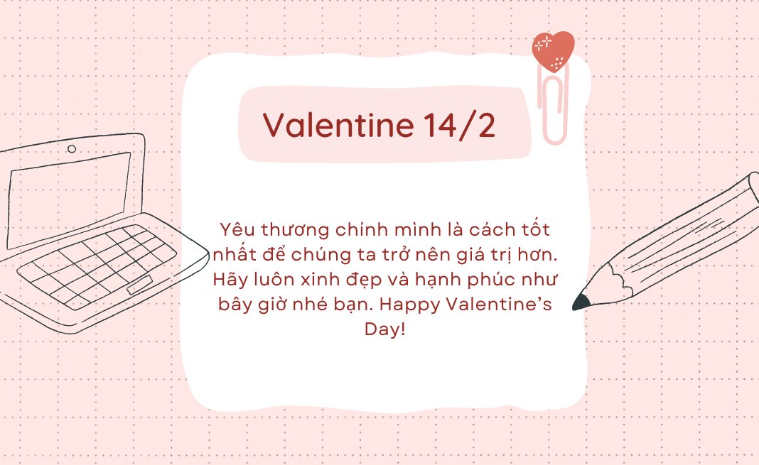 Lời chúc Valentine cho bạn bè đơn giản, ý nghĩa