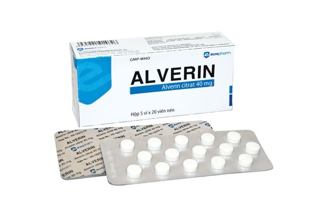 Thuốc Alverin cũng hỗ trợ rất tốt việc giảm đau bụng kinh