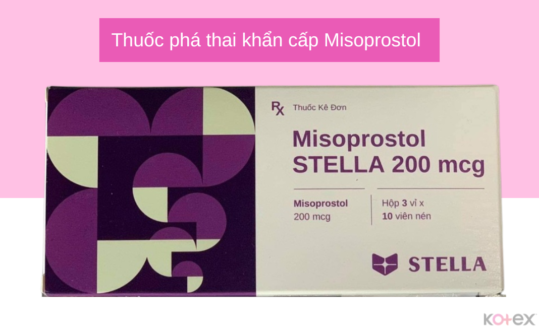 Thuốc phá thai khẩn cấp Misoprostol