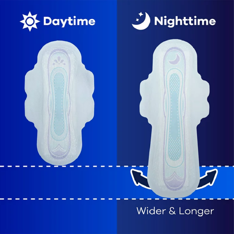 Băng vệ sinh ban đêm với độ dài tối ưu cùng khả năng mở rộng giúp hạn chế tràn băng khi ngủ
